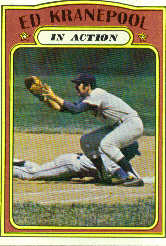1972 Topps Baseball Cards      182     Ed Kranepool IA